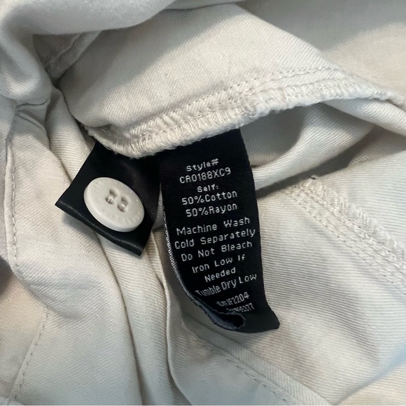 Sanctuary Go Lightly Ecru Utility Safari Romper Tie Waist Button Front sz S - Picture 10 of 13